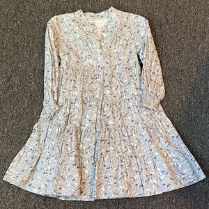 Dainty Jewells Blue and White Floral Dress